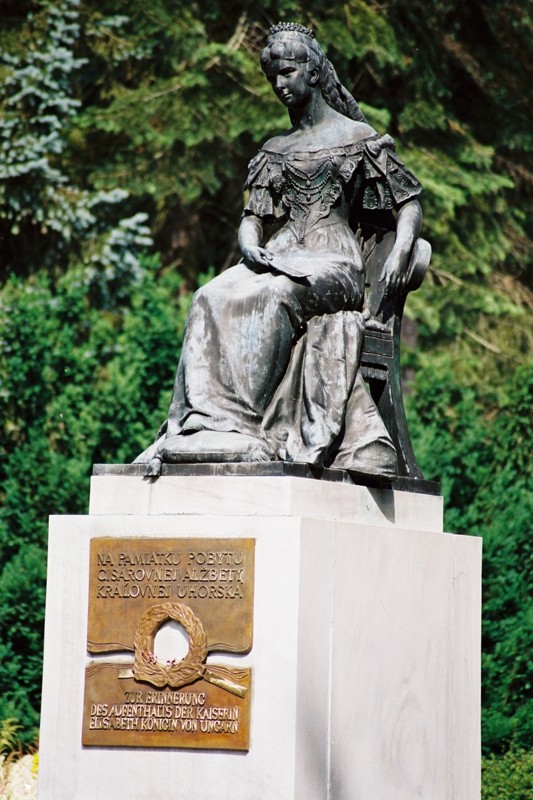 socha cisárovnej Sissi Bardejov